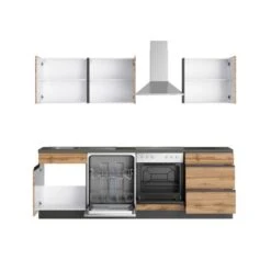 Held Möbel Küchenzeile Turin 240 Cm Wotaneiche-Graphit Mit E-Geräten 21 Held Möbel Küchenzeile Turin 240 Cm Wotaneiche-Graphit Mit E-Geräten -Küche Zu Hause 62180 11016600 1103.6310 2