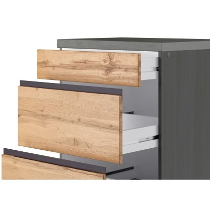 Held Möbel Küchenzeile Turin 240 Cm Wotaneiche-Graphit Mit E-Geräten 13 Held Möbel Küchenzeile Turin 240 Cm Wotaneiche-Graphit Mit E-Geräten – Bild 13