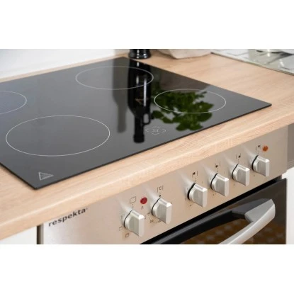 Respekta Küchenzeile KB310ESGCGKE 310 Cm Grau-Eiche Sägerau Nachbildung 7 Respekta Küchenzeile KB310ESGCGKE 310 Cm Grau-Eiche Sägerau Nachbildung – Bild 7