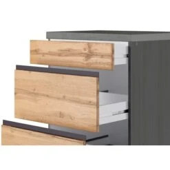 Held Möbel Winkelküche Turin 240 X 240 Cm Wotaneiche-Graphit Mit E-Geräten -Küche Zu Hause 63543 11016600 1113.6310 8