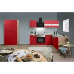 Respekta Winkelküche KBL310ESRS 310 Cm Rot-Eiche Sonoma Sägerau Nachbildung -Küche Zu Hause 6861900 KBL310ESRS 03