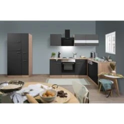 Respekta Winkelküche KBL310ESGS 310 Cm Grau-Eiche Sonoma Sägerau Nachbildung -Küche Zu Hause 6861918 KBL310ESGS 02