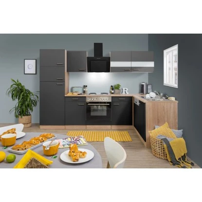 Respekta Winkelküche KBL280ESGS 280 Cm Grau-Eiche Sonoma Sägerau Nachbildung 1 Respekta Winkelküche KBL280ESGS 280 Cm Grau-Eiche Sonoma Sägerau Nachbildung