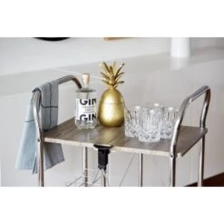 Wenko Servierwagen Liky Holzdekor Zusammenklappbar -Küche Zu Hause 686865 1068 07