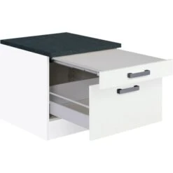 Optifit Unterschrank Salo214 60 Cm Weiß Für Trockner Und Waschmaschine -Küche Zu Hause 701890 3193 2