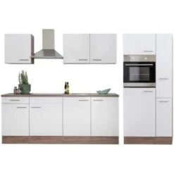 Respekta Küchenzeile Ohne E-Geräte 300 Cm Weiß Seidengl.-Eiche York 23 Respekta Küchenzeile Ohne E-Geräte 300 Cm Weiß Seidengl.-Eiche York -Küche Zu Hause 7053911 4384 LBKB300EYW 07