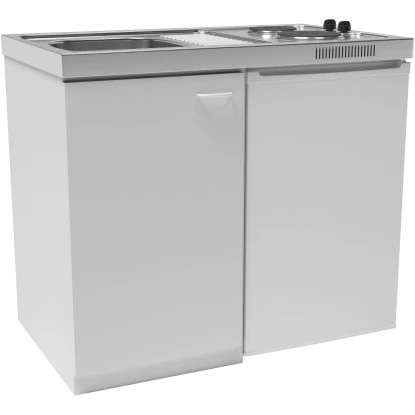 Respekta Miniküche Pantry 100S 100 Cm Weiß 4 Respekta Miniküche Pantry 100S 100 Cm Weiß – Bild 4