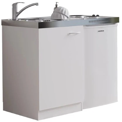 Respekta Miniküche Pantry 100S 100 Cm Weiß 6 Respekta Miniküche Pantry 100S 100 Cm Weiß – Bild 6