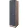 Flex-Well Exclusiv Geschirrschrank Morena 50 Cm Basaltgrau Matt - San Remo Eiche