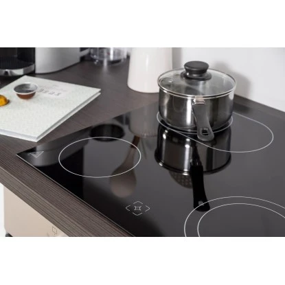 Respekta Premium Küchenzeile 210 Cm Schwarz Hochglanz-Eiche Grau 5 Respekta Premium Küchenzeile 210 Cm Schwarz Hochglanz-Eiche Grau – Bild 5