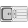 Pyramis Einbauspüle Athena 1 1/4B 1D Edelstahl