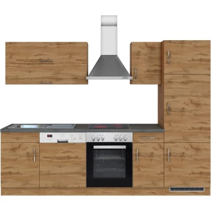 Held Möbel Küchenzeile Sorrento 270 Cm Wotaneiche-Wotaneiche 5 Held Möbel Küchenzeile Sorrento 270 Cm Wotaneiche-Wotaneiche – Bild 5