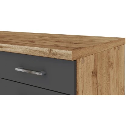 Held Möbel Küchenzeile Sorrento 210/ 270 CmAnthrazit-Wotaneiche Winkel 14 Held Möbel Küchenzeile Sorrento 210/ 270 CmAnthrazit-Wotaneiche Winkel – Bild 14