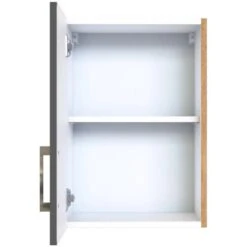 Held Möbel Hängeschrank Sorrento BxHxT 40 X 57 X 34 Cm Anthrazit-Wotaneiche -Küche Zu Hause 853726 11016600 3