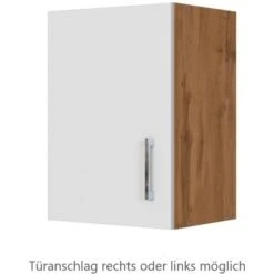 Held Möbel Hängeschrank Sorrento BxHxT 40 Cm X 57 Cm X 34 Cm Weiß-Wotaneiche -Küche Zu Hause 853727 11016600 3