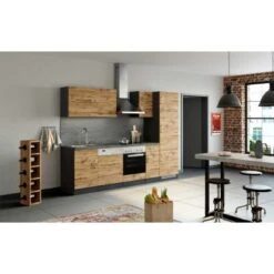 Held Möbel Hängeschrank Sorrento BxHxT 40 Cm X 57 Cm X 34 Cm Wotaneiche-Grafit -Küche Zu Hause 853731 11016600 9