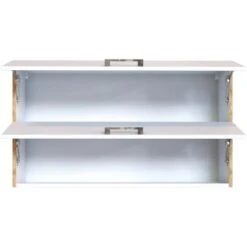 Held Möbel Klapphängeschrank Sorrento BxHxT 100 X 57 X 34 Cm Weiß-Wotaneiche -Küche Zu Hause 853743 11016600 3