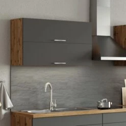 Held Möbel Klapphängeschrank Sorrento BxHxT 100x57x34 Cm Anthrazit-Wotaneiche 19 Held Möbel Klapphängeschrank Sorrento BxHxT 100x57x34 Cm Anthrazit-Wotaneiche -Küche Zu Hause 853744 11016600 7