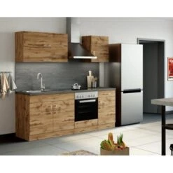 Held Möbel Klapphängeschrank Sorrento B110 X H57 X T34 Cm Wotaneiche-Wotaneiche -Küche Zu Hause 853745 11016600 11