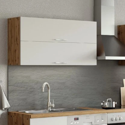 Held Möbel Klapphängeschrank Sorrento BxHxT 110 X 57 X 34 Cm Weiß-Wotaneiche 5 Held Möbel Klapphängeschrank Sorrento BxHxT 110 X 57 X 34 Cm Weiß-Wotaneiche – Bild 5