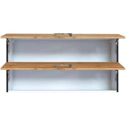 Held Möbel Klapphängeschrank Sorrento BxHxT 110 X 57 X 34 Cm Wotaneiche-Grafit 3 Held Möbel Klapphängeschrank Sorrento BxHxT 110 X 57 X 34 Cm Wotaneiche-Grafit – Bild 3