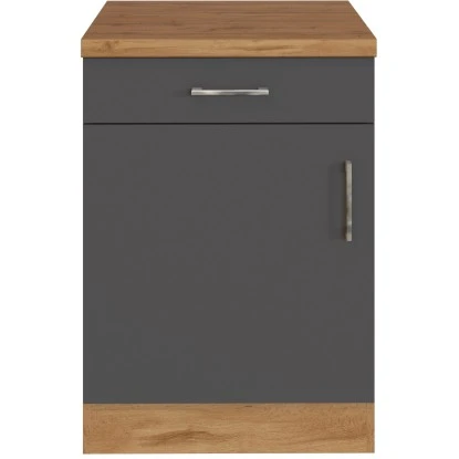 Held Möbel Unterschrank Sorrento 50 X 85 X 60 Cm Tür Schub. + EL-B. Anth.-Wotan. 1 Held Möbel Unterschrank Sorrento 50 X 85 X 60 Cm Tür Schub. + EL-B. Anth.-Wotan.