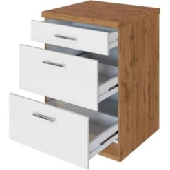 Held Möbel Auszugsschrank Sorrento 50 X 85 X 60 Cm Schubk. 2 Ausz. Weiß-Wotanei. 13 Held Möbel Auszugsschrank Sorrento 50 X 85 X 60 Cm Schubk. 2 Ausz. Weiß-Wotanei. -Küche Zu Hause 853778 11016600 3