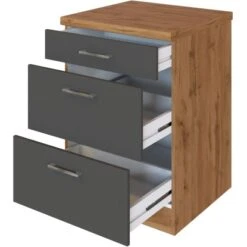 Held Möbel Auszugsschrank Sorrento 50 X 85 X 60 Cm Schubk. 2 Ausz. Anthr.-Wotan. 13 Held Möbel Auszugsschrank Sorrento 50 X 85 X 60 Cm Schubk. 2 Ausz. Anthr.-Wotan. -Küche Zu Hause 853781 11016600 3