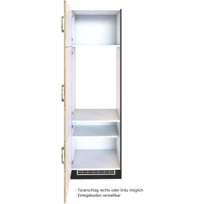 Held Möbel Kühlschrankumbau Sorrento B60x H200x T60 Cm Nische Wotaneiche-Grafit 3 Held Möbel Kühlschrankumbau Sorrento B60x H200x T60 Cm Nische Wotaneiche-Grafit – Bild 3