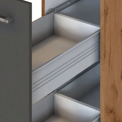 Held Möbel Apothekerschrank Sorrento 30x 200x 60 Cm 2 Ausz. 5 Fäch. Ant.-Wotan. 8 Held Möbel Apothekerschrank Sorrento 30x 200x 60 Cm 2 Ausz. 5 Fäch. Ant.-Wotan. – Bild 8