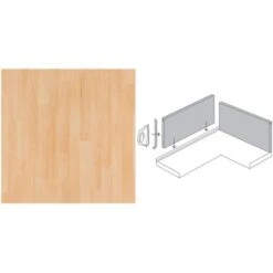 Küchenrückwand 296 Cm X 58,5 Cm Buche Parkett (BU37 POF) -Küche Zu Hause 854827 3526 3 picture 2