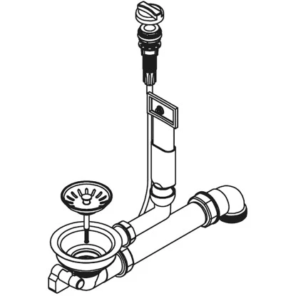 Pyramis Drehexcenter Für 1-Becken Spülen 92 Mm 1 Pyramis Drehexcenter Für 1-Becken Spülen 92 Mm