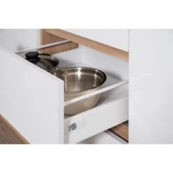 Respekta Küchenzeile GLRP270HESWM Grifflos 270 Cm Weiß Matt-Sonoma Eiche 23 Respekta Küchenzeile GLRP270HESWM Grifflos 270 Cm Weiß Matt-Sonoma Eiche -Küche Zu Hause 881412 4384 GLRP270HESWM 7