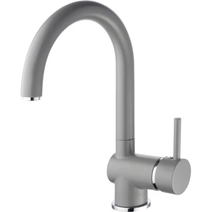 Verosan Küchenarmatur Prag Niederdruck Rund Matt Hellgrau 1 Verosan Küchenarmatur Prag Niederdruck Rund Matt Hellgrau