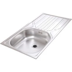 Respekta Küchenzeile 150 Cm Rot-Buche 11 Respekta Küchenzeile 150 Cm Rot-Buche -Küche Zu Hause 97133 4384 spuele860x435 5 1