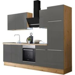 Respekta Küchenzeile Marleen 280 Cm Artisan-Eiche Grau Matt 13 Respekta Küchenzeile Marleen 280 Cm Artisan-Eiche Grau Matt -Küche Zu Hause 979897 4384 3