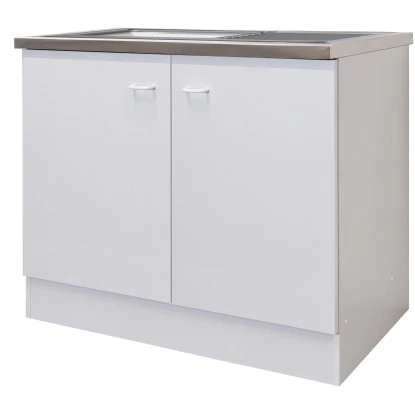 Flex-Well Classic Komplettspüle 100 X 50 Cm Speed Weiß Mit Auflagespüle 1 Flex-Well Classic Komplettspüle 100 X 50 Cm Speed Weiß Mit Auflagespüle