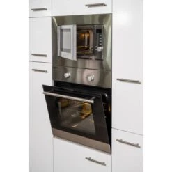 Respekta Küchenzeile KB360EYWMIGKE 360 Cm Weiß Seidengl.-Eiche York Nachbildung -Küche Zu Hause en mikrowelle eicheyork 10