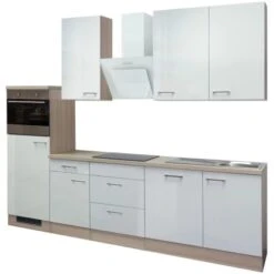 Flex-Well Exclusiv Küchenzeile Abaco 280 Cm Perlmutt Glänzend-Akazie NB 11 Flex-Well Exclusiv Küchenzeile Abaco 280 Cm Perlmutt Glänzend-Akazie NB -Küche Zu Hause g 280 2315 059 abaco frei