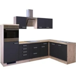 Flex-Well Exclusiv Winkelküche Lara 280 X 170 Cm Anthrazit Matt-San Remo Eiche 13 Flex-Well Exclusiv Winkelküche Lara 280 X 170 Cm Anthrazit Matt-San Remo Eiche -Küche Zu Hause g 999 2813 015 frei milano