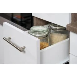 Respekta Küchenzeile KB360EYWMIGKE 360 Cm Weiß Seidengl.-Eiche York Nachbildung -Küche Zu Hause othekerschrank eicheyork 9